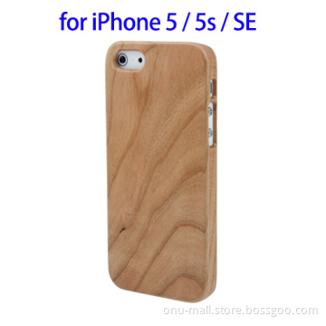 Cherry Wood Case for iPhone 5S OEM, Phone Accessory for iPhone SE